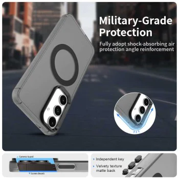 Калъф за Samsung Galaxy S24 Plus / S25 Plus - CandyCase MagSafe - черен