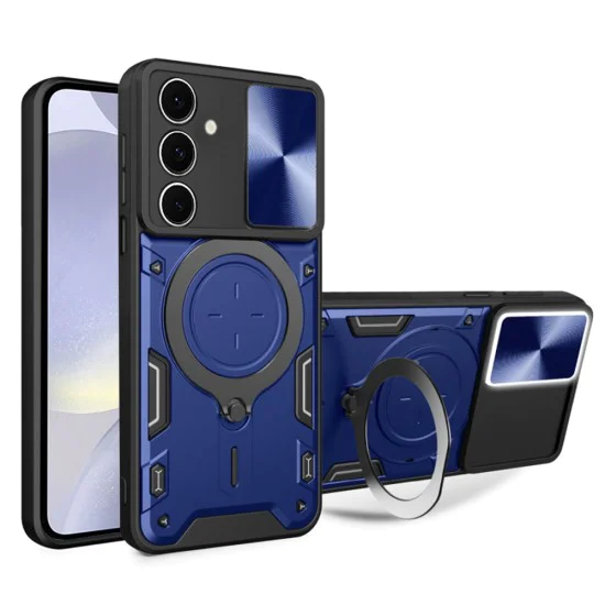 Калъф за Samsung Galaxy S24 Plus - Techsuit - CamGuard Pro - Син