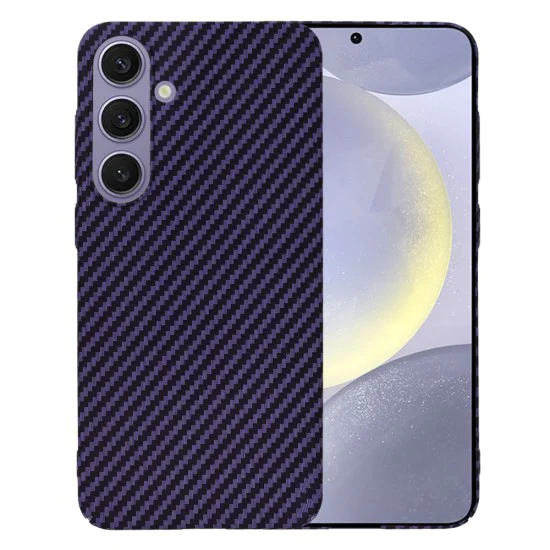 Калъф за Samsung Galaxy S24 Plus - Techsuit - Carbonite FiberShell - Лилав
