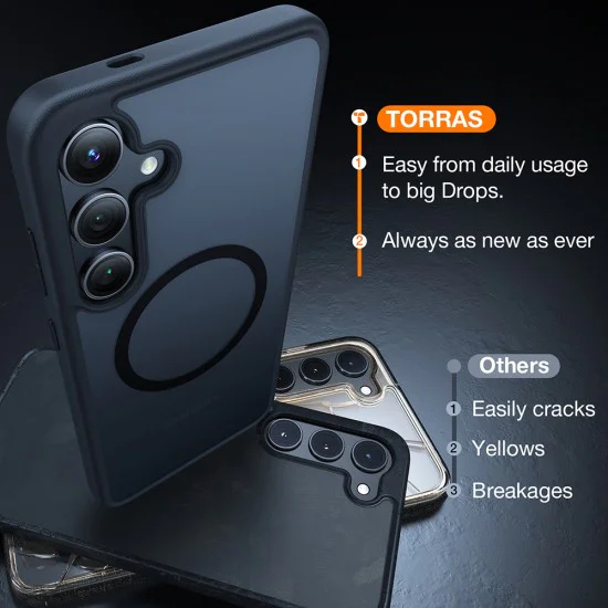 Калъф за Samsung Galaxy S24 Plus - Torras Guardian Magnetic Series - черен