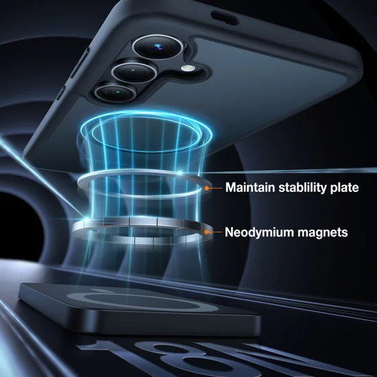Калъф за Samsung Galaxy S24 Plus - Torras Guardian Magnetic Series - черен