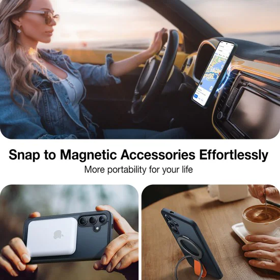 Калъф за Samsung Galaxy S24 Plus - Torras Guardian Magnetic Series - черен