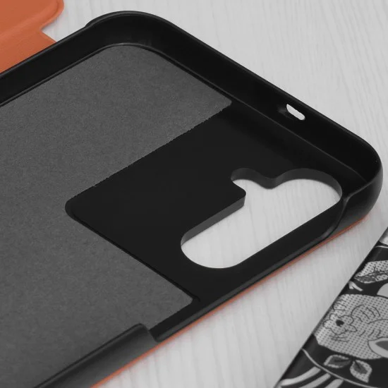 Калъф за Samsung Galaxy S24 Plus - eFold Series - Orange