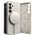 Калъф за Samsung Galaxy S24 - Ringke - Силиконов магнитен MagSafe - Каменен