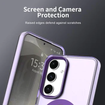 Калъф за Samsung Galaxy S24 / S25 - CandyCase MagSafe - Лилав