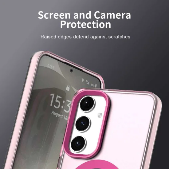 Калъф за Samsung Galaxy S24 / S25 - CandyCase MagSafe - Розов