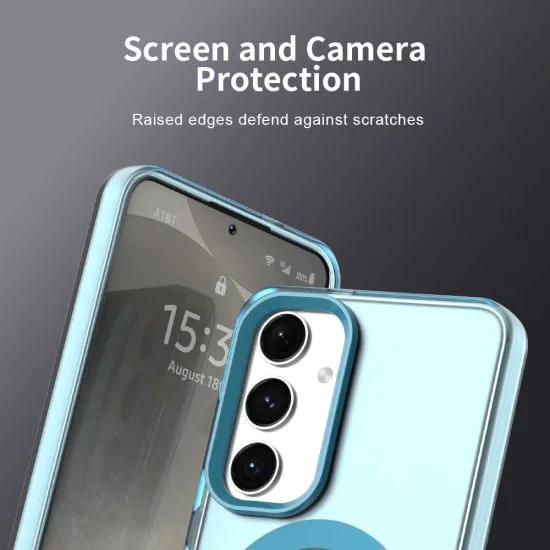 Калъф за Samsung Galaxy S24 / S25 - CandyCase MagSafe - син