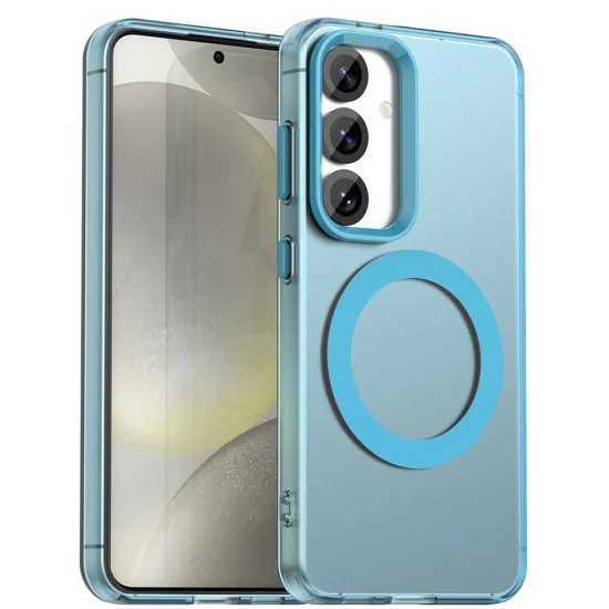 Калъф за Samsung Galaxy S24 / S25 - CandyCase MagSafe - син