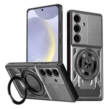 Калъф за Samsung Galaxy S24 / S25 - RuggedCam - Сив