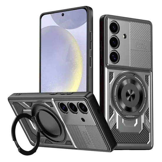 Калъф за Samsung Galaxy S24 / S25 - RuggedCam - Сив