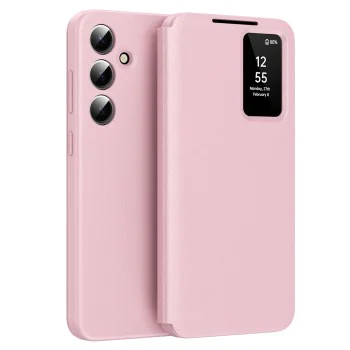 Калъф за Samsung Galaxy S24 - SmartView Series - Розов