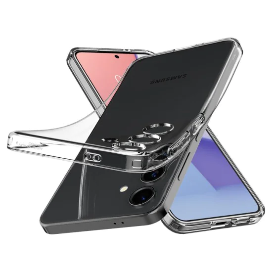 Калъф за Samsung Galaxy S24 - Spigen Liquid Crystal - Прозрачен