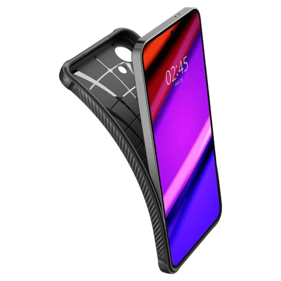Калъф за Samsung Galaxy S24 - Spigen - Rugged Armor - черен