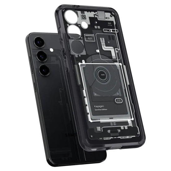 Калъф за Samsung Galaxy S24 - Spigen - Ultra Hybrid Zero One - Matte Black