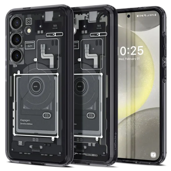Калъф за Samsung Galaxy S24 - Spigen - Ultra Hybrid Zero One - Matte Black
