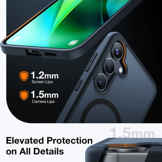 Калъф за Samsung Galaxy S24 - Torras Guardian Magnetic Series - черен