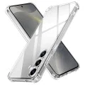 Калъф за Samsung Galaxy S24 - Удароустойчив Прозрачен Силиконов - Прозрачен