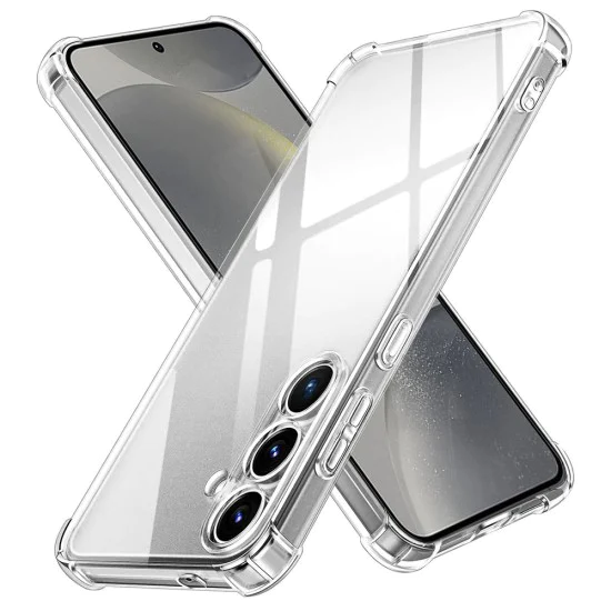 Калъф за Samsung Galaxy S24 - Удароустойчив Прозрачен Силиконов - Прозрачен