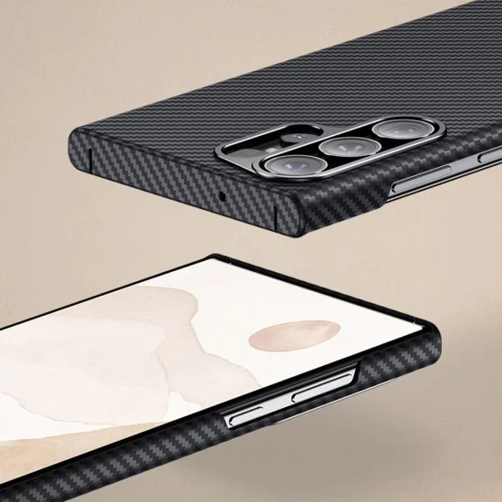 Калъф за Samsung Galaxy S24 Ultra - Aramid Fiber MagSafe - Черен