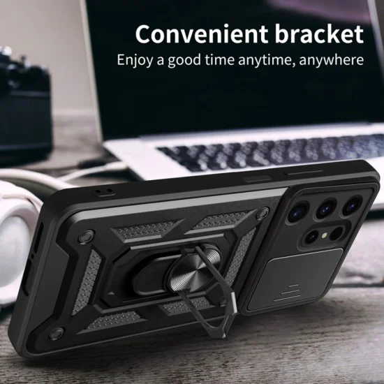 Калъф за Samsung Galaxy S24 Ultra - CamShield Series - черен