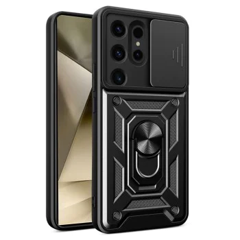 Калъф за Samsung Galaxy S24 Ultra - CamShield Series - черен