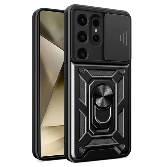 Калъф за Samsung Galaxy S24 Ultra - CamShield Series - черен