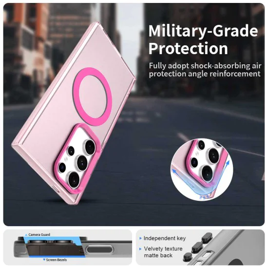 Калъф за Samsung Galaxy S24 Ultra - CandyCase MagSafe - Розов