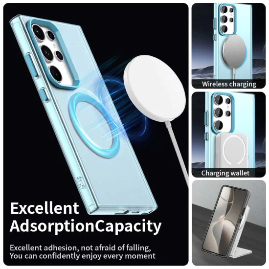Калъф за Samsung Galaxy S24 Ultra - CandyCase MagSafe - син
