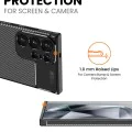 Калъф за Samsung Galaxy S24 Ultra - CarbonFiber - Черен