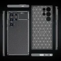 Калъф за Samsung Galaxy S24 Ultra - CarbonFiber - Черен