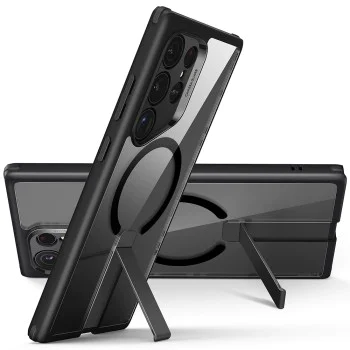 Калъф за Samsung Galaxy S24 Ultra - ESR Boost Flickstand HaloLock - Clear Black