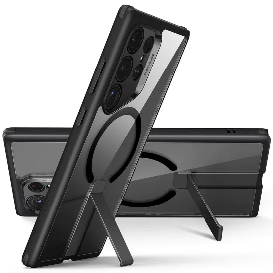 Калъф за Samsung Galaxy S24 Ultra - ESR Boost Flickstand HaloLock - Clear Black