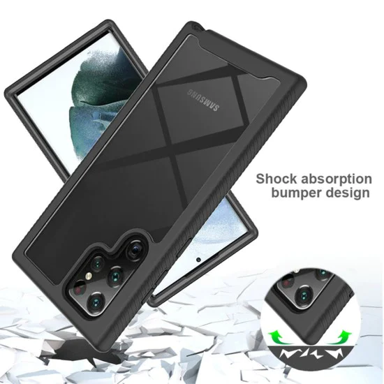Калъф за Samsung Galaxy S24 Ultra + Folio - Techsuit - Defense360 Pro - Черен