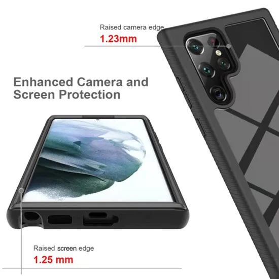 Калъф за Samsung Galaxy S24 Ultra + Folio - Techsuit - Defense360 Pro - Черен