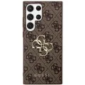 Калъф за Samsung Galaxy S24 Ultra - Guess - Hardcase 4G Big Logo (GUHCS24L4GMGBR) - Кафяв