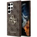 Калъф за Samsung Galaxy S24 Ultra - Guess - Hardcase 4G Big Logo (GUHCS24L4GMGBR) - Кафяв