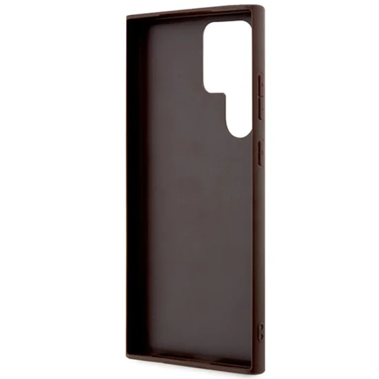 Калъф за Samsung Galaxy S24 Ultra - Guess - Hardcase 4G Big Logo (GUHCS24L4GMGBR) - Кафяв