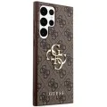 Калъф за Samsung Galaxy S24 Ultra - Guess - Hardcase 4G Big Logo (GUHCS24L4GMGBR) - Кафяв