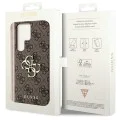 Калъф за Samsung Galaxy S24 Ultra - Guess - Hardcase 4G Big Logo (GUHCS24L4GMGBR) - Кафяв