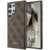 Калъф за Samsung Galaxy S24 Ultra - Guess Hardcase 4G Metal Gold Gold Logo (GUHCS24LG4GFBR) - Кафяв