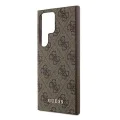 Калъф за Samsung Galaxy S24 Ultra - Guess Hardcase 4G Metal Gold Gold Logo (GUHCS24LG4GFBR) - Кафяв