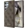 Калъф за Samsung Galaxy S24 Ultra - Guess Hardcase 4G Metal Gold Gold Logo (GUHCS24LG4GFBR) - Кафяв