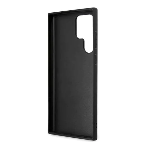 Калъф за Samsung Galaxy S24 Ultra - Guess Leather 4G Metal Logo (GUHCS24L4G4GMGGR) - Черна