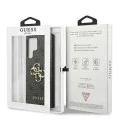 Калъф за Samsung Galaxy S24 Ultra - Guess Leather 4G Metal Logo (GUHCS24L4G4GMGGR) - Черна