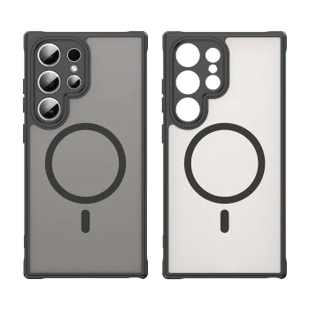 Калъф за Samsung Galaxy S24 Ultra - HaloFrost II MagSafe - Черен