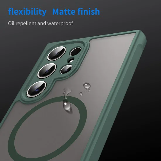 Калъф за Samsung Galaxy S24 Ultra - HaloFrost II MagSafe - Зелен