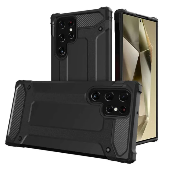 Калъф за Samsung Galaxy S24 Ultra - Hybrid Armor - Черен