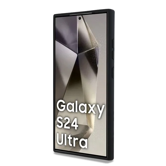 Калъф за Samsung Galaxy S24 Ultra - Karl Lagerfeld Silicone (KLHCHCS24LSMHCNPK) - Choupette Metal Pin