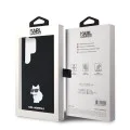 Калъф за Samsung Galaxy S24 Ultra - Karl Lagerfeld Silicone (KLHCHCS24LSMHCNPK) - Choupette Metal Pin