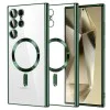 Калъф за Samsung Galaxy S24 Ultra - Luxury Crystal MagSafe - Deep Green